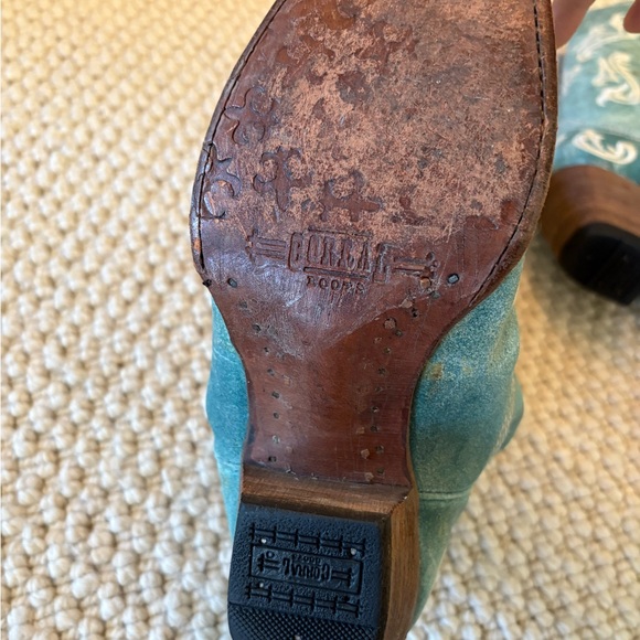 Vintage Cowgirl Cowboy Boots - Suede Corral - Picture 3 of 5